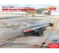 Icm 48404 1/48 Wwii German Torpedo Trailer (100% New Molds)