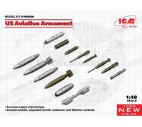 Icm 48406 1/48 Us Aviation Armament (100% New Molds)