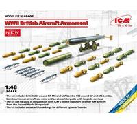Icm 48407 1/48 Wwii British Aircraft Armament (100% New Molds)