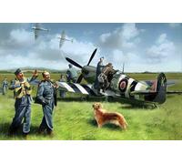ICM 48801 1:48 Spitfire Mk.IX with RAF Pilots and Ground Personnel