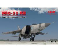 ICM 48902 Mikoyan MiG-25RB Soviet Reconnaissance Plane 1:48 Aircraft Model Kit