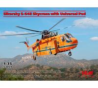 ICM 53059 1:35 Sikorsky S-64E Skycrane Erickson fire fighting with universal pod
