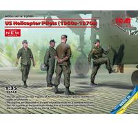 Icm 53101 1/35 US Helicopter Pilots (1960s-1970s) (100% New Molds)