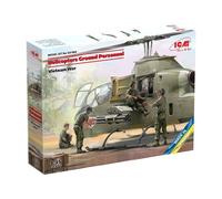 ICM 1:35 - Helicopters Ground Personnel (Vietnam War) Model Kit, ICM53102 Gray