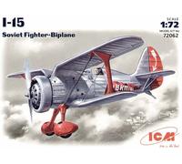 ICM ICM72062 1:72-I-15, Soviet Biplane Fighter