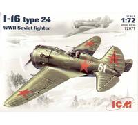 ICM 72071 Polikarpov I-16 type 24 with wheels 1:72 Aircraft Model Kit