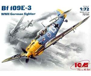 ICM 72131 1:72nd scale Messerschmitt Bf 109E-3 WWII German Fighter
