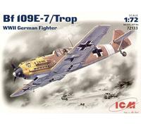 ICM 1:72 - Messerschmitt Bf 109E-7/Trop, WWII Fighter