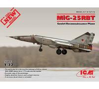 ICM 72172 Mikoyan MiG-25RBT Soviet Reconnaissance Plane 1:72 Aircraft Model Kit