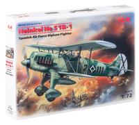ICM 1:72 - Heinkel He 51B-1, Spanish Air Force Fighter