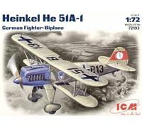 ICM 72193 - Heinkel He 51A-1, German Biplane Fighter