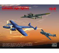 ICM 72209 - 1:72 Luftwaffe Night Fighters (Messerschmitt Bf 109E-4, FW 189A-1, D