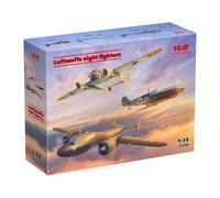 ICM 72209 German Luftwaffe Night Fighters 3 Aircraft Set 1:72 Model Kit