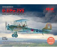 ICM 72243 Polikarpov U-2/Po-2VS WWII Soviet Night Bomber 1:72 Aircraft Model Kit