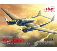 ICM 1:72 - FW 189A-1, WWII German Reconnaissance Plane