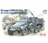 ICM72451 - ICM 1:72 - Krupp L2H143 Kfz.70, Light Army Truck