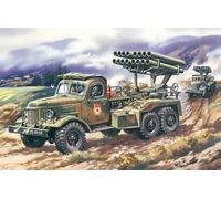Icm 72581 1/72 BM-14-16, Multiple Launch Rocket System on Zil-157 Base