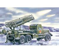 ICM 72591 1:72 Multiple Launch Rocket System on ZiL-157 base BM-24-12