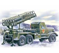 ICM 72591 1:72 Multiple Launch Rocket System on ZiL-157 base BM-24-12
