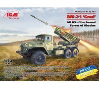 ICM72707 - ICM 1:72 - BM-21 'Grad' MLRS, the Armed Forces of Ukraine