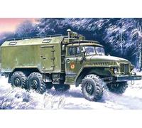 Icm 72712 - 1:72 Ural-375A Command Vehicle - New