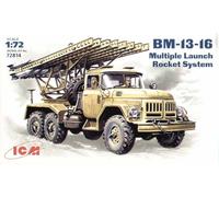 ICM 72814 Soviet ZIL-131 Soviet BM-13-16 1:72 Military Vehicle Model Kit
