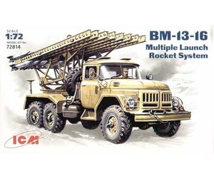 ICM 72814 Soviet ZIL-131 Soviet BM-13-16 1:72 Military Vehicle Model Kit