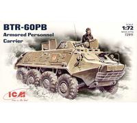 ICM 72911 Soviet BTR-60PB Armoured Carrier 1:72 Military Vehicle Model Kit