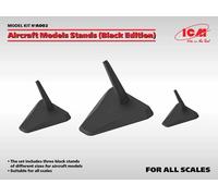 ICM A002 Aircraft black Models Stands (1:48, 1:72, 1:144) Modelling accessories