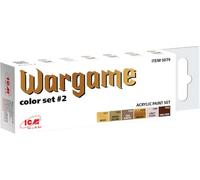 ICM - Acrylic Paint Set For Wargame Color Set 2 |icm|3079| Model Char Promo