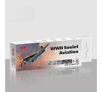 ICM - Acrylic Paint Set for Wwii Soviet Aviation ICM 3016 Model Making Tank Promo