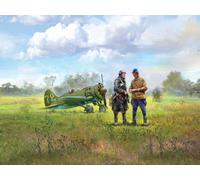 ICM Aircraft Model Kit Polikarpov I-16 Type 24 1:32 with 3 Soviet Pilots (1939-1942)
