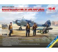 ICM Model Kit Bristol Beaufort Mk.IA with RAF Pilots 1:48