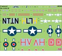 ICM Model Kit Heinkel He-111 H-20 Bomber 1:48 Captured Heinkel (48268)