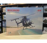 ICM 48369 - 1:48 MH-6J Little Bird, US Special Forces Helicopter 100% New Moulds