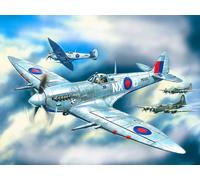 ICM Plastic Model Kit Supermarine Spitfire Mk.VII – 1:48 WWII RAF Fighter