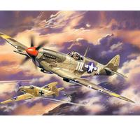 ICM48065 - ICM 1:48 - Spitfire Mk.VIII, WWII USAAF Fighter