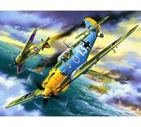 ICM Aircraft 1:72 - Messerschmitt Bf 109E-3, WWII German Fighter Plane -