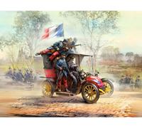 Icm Battle Of The Marne (1914) Taxi Car With French Infantry