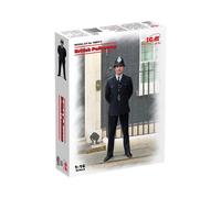 ICM Plastic Model Kit British Policeman 16011 – 100% New Molds – 1:16 Scale