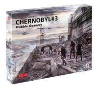 ICM Chernobyl No 3 Rubble Cleaners Diorama 5 Figures 1:35 Model Kit 35903