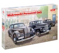 ICM DS3504 Wehrmacht Personnel Cars Diorama Set 1:35 Military Vehicle Model Kit