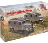 ICM ICMDS3509 Diorama 1:35-Wehrmacht Radio Trucks