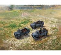 ICM Diorama Sets - WWII Wehrmacht le.gl.Einheitz-Pkw Cars (Set of 3) - ICMDS3513