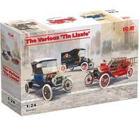 Icm The Various 'Tin Lizzie' Ford Model T Variants (Set Of 3)