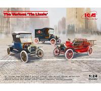 Icm The Various 'Tin Lizzie' Ford Model T Variants (Set Of 3)