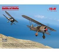 ICM UK DS3201 1:32 The Battle of Malta (Gloster Sea Gladiator Mk.II / Fiat CR.42