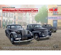 ICM DS3504 Wehrmacht Personnel Cars Diorama Set 1:35 Military Vehicle Model Kit
