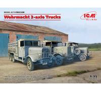 ICM DS3508 1:35 Wehrmacht 3-axle Trucks Diorama Set