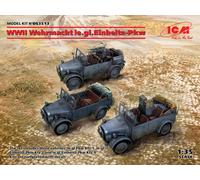 ICM 1/35 WWII Wehrmacht Diorama Setle.gl.Einheitz-Pkw # DS3513